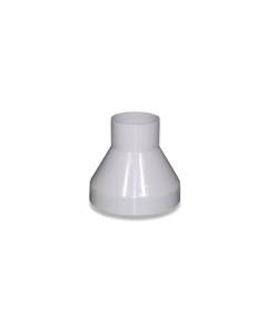 Funnel plastic 150/75 socket 140mm high